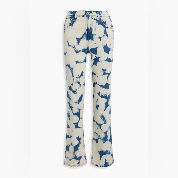 ALICE + OLIVIA Amazing Bleached Marble Jeans - Picture 3 of 7
